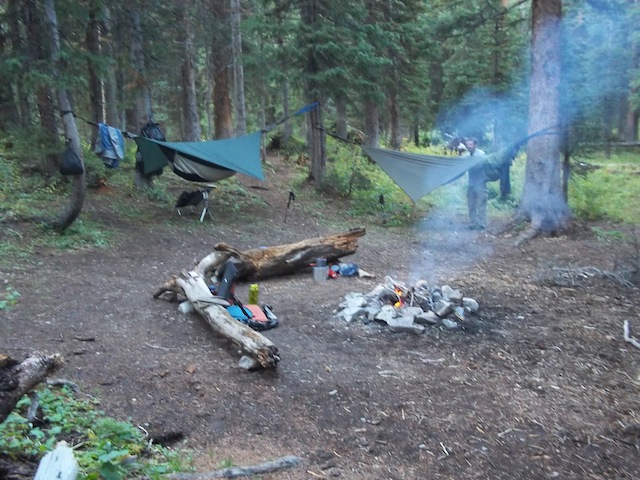 Hammock Camping near Snowmass Lake in the Maroon Bells