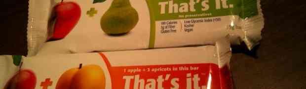 That's It Fruit Bar Review